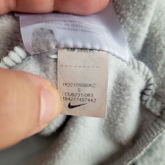 Nike Therma Fit Hoodie Mens S Full Zip Gray Swoosh Training Polyester CU6231-063 - Picture 6 of 16